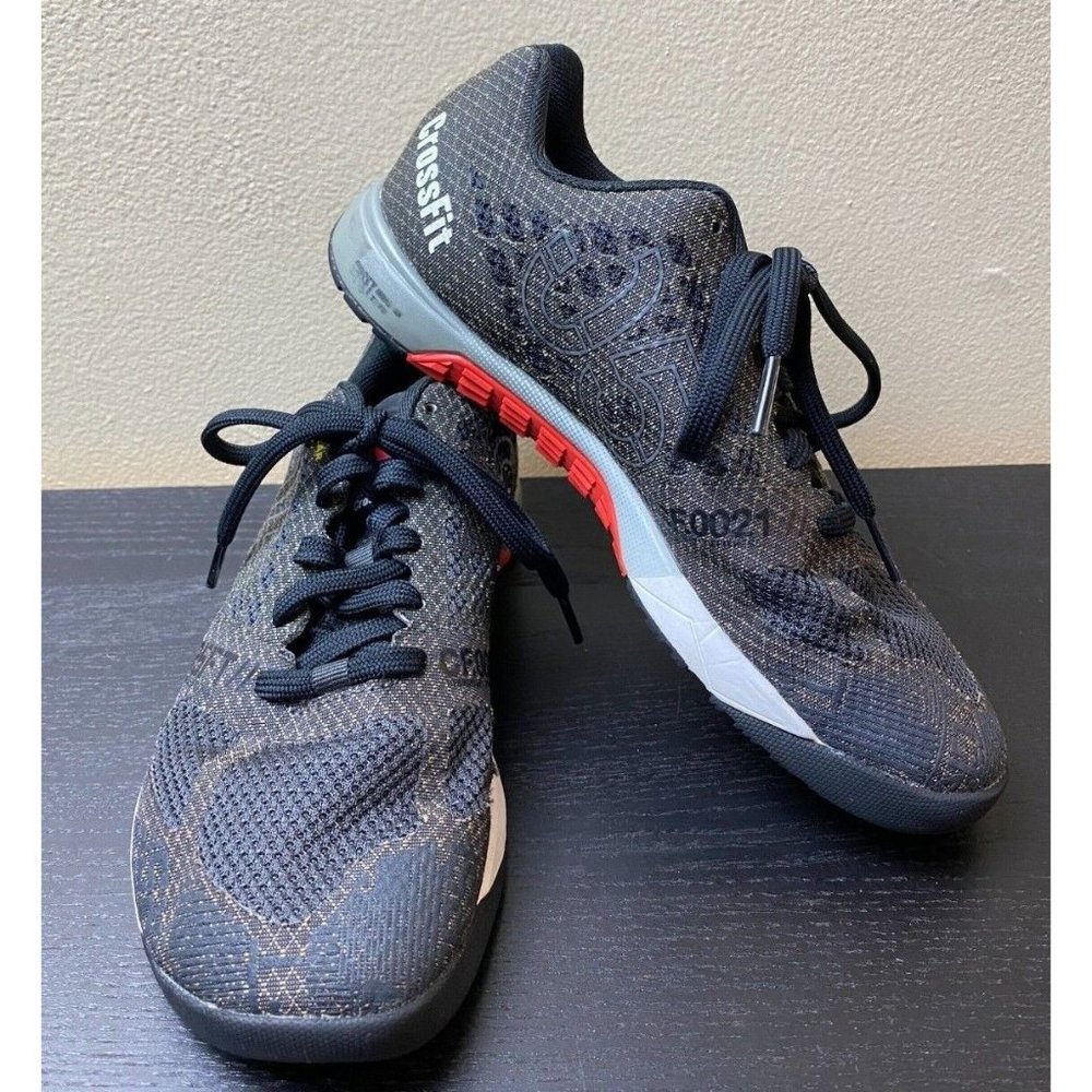 Reebok CrossFit Nano 5.0 Kevlar Black/Grey Training Shoes Women's 7.5